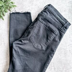Current/Elliott The Ankle Skinny Black Size 30